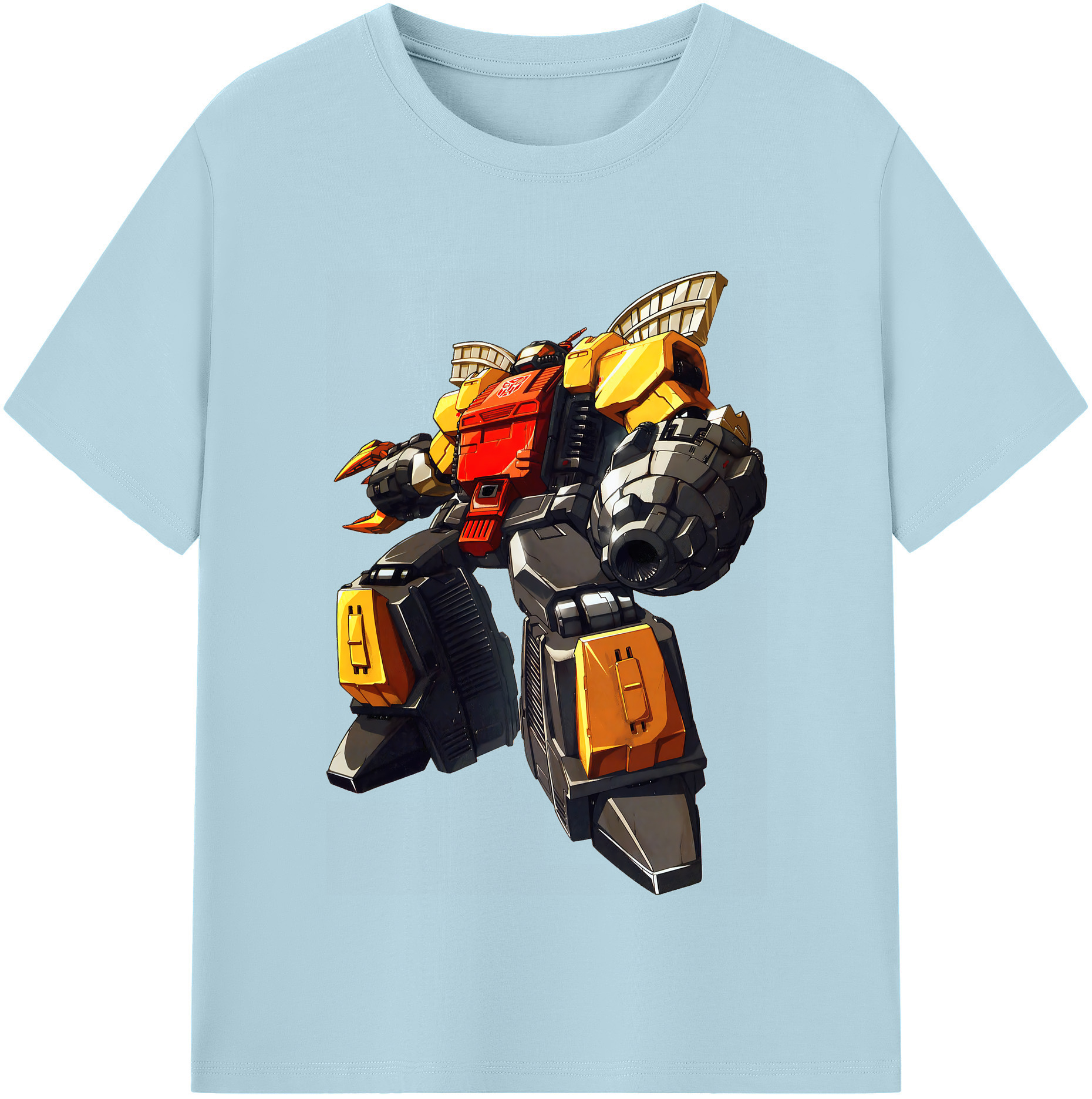 （画像用） Transformers トランスフォーマー 綿100％半袖Tシャツ（フロントプリント）